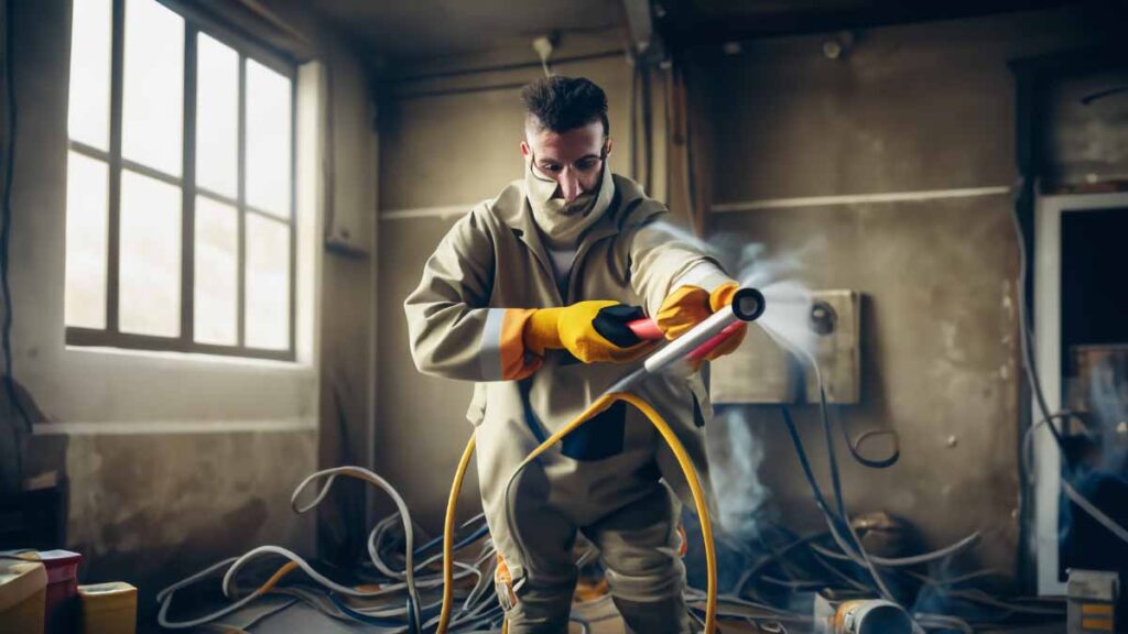 Extintor para electricidad. Es importante conocer los tipos que podrían apagar un incendio sin dañar las instalaciones eléctricas.